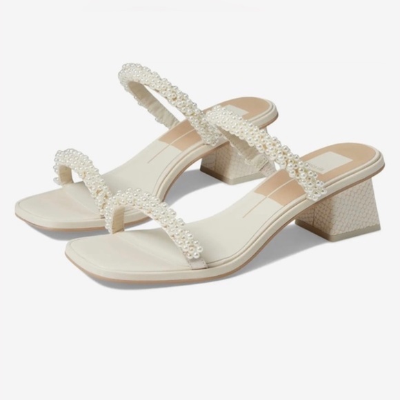 Dolce Vita River Pearl Heels - Vanilla NWOT, Size 7 - Picture 1 of 5